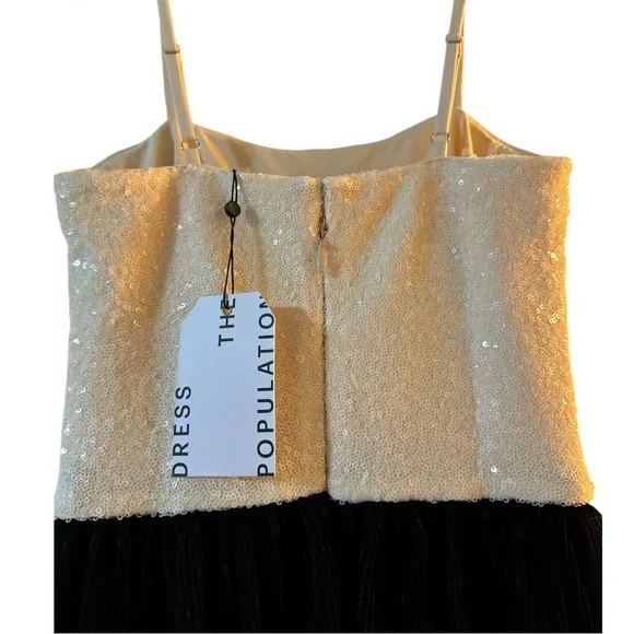 Dress the Population Sequin and Tulle Dress XXS NWT - Picture 7 of 10